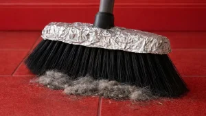 È di tendenza – A cosa serve avvolgere la scopa nella carta stagnola e perché tutti lo consigliano