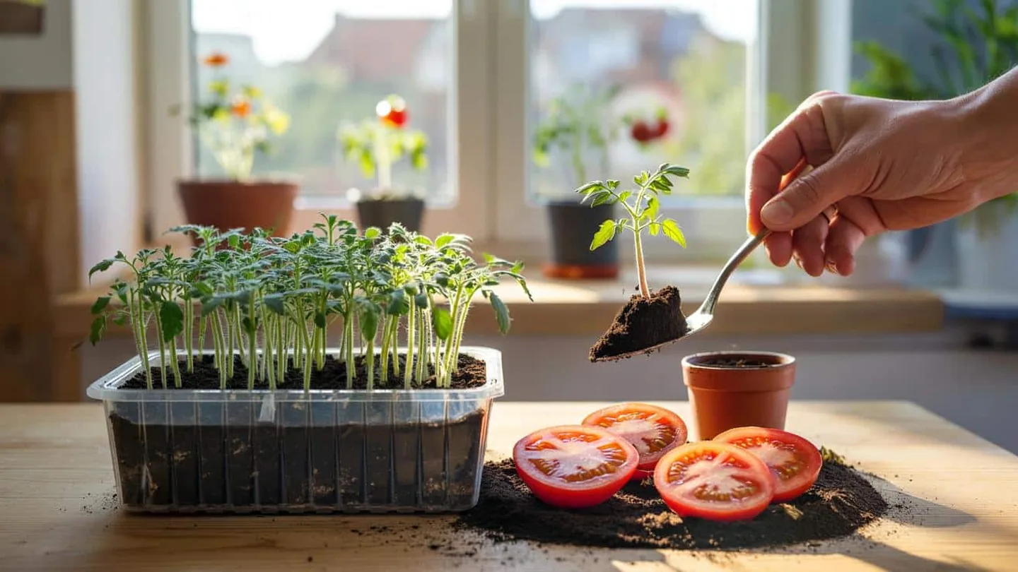 Il trucco del pomodoro del supermercato: da un solo frutto, decine di piantine gratis