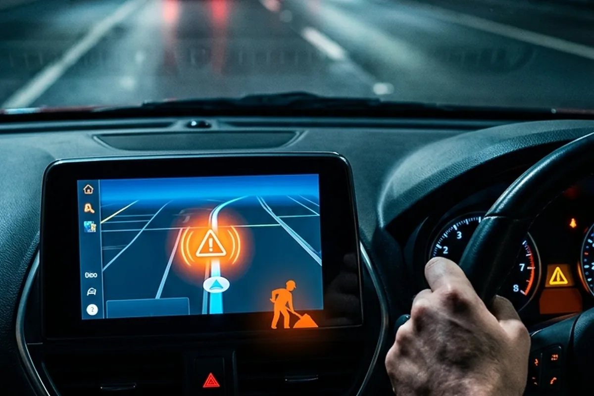 La nuova trappola invisibile in auto: l’avviso che ti salva i lavoratori in strada (ma che quasi nessuno usa)