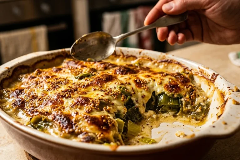 L’errore che rovina la tua teglia di porri (e il trucco che la fa sparire dal tavolo in pochi minuti)