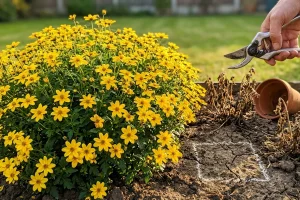 L’errore che svuota il tuo giardino a fine estate (mentre potresti avere fiori gialli fino al gelo)