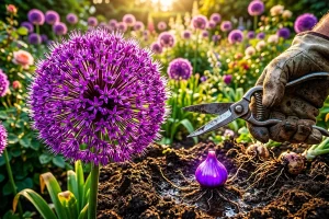 Quella pioggia di sfere viola che invade il giardino senza che te ne accorga