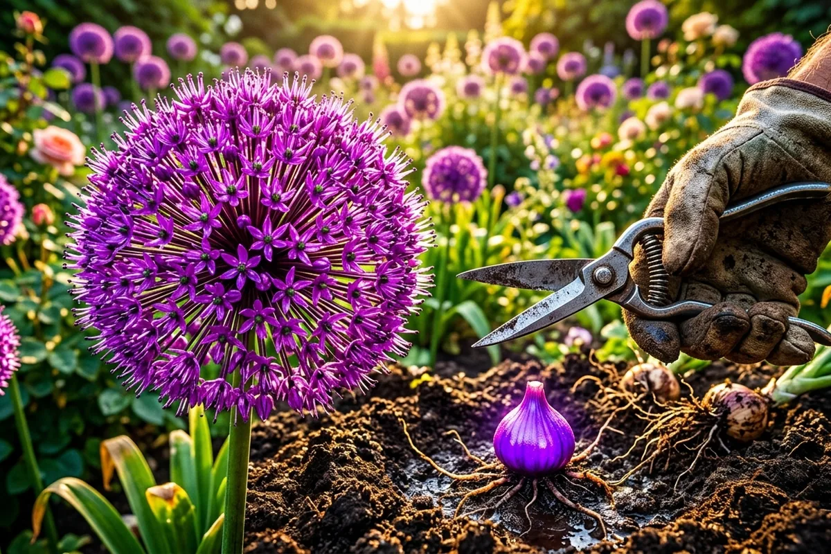 Quella pioggia di sfere viola che invade il giardino senza che te ne accorga